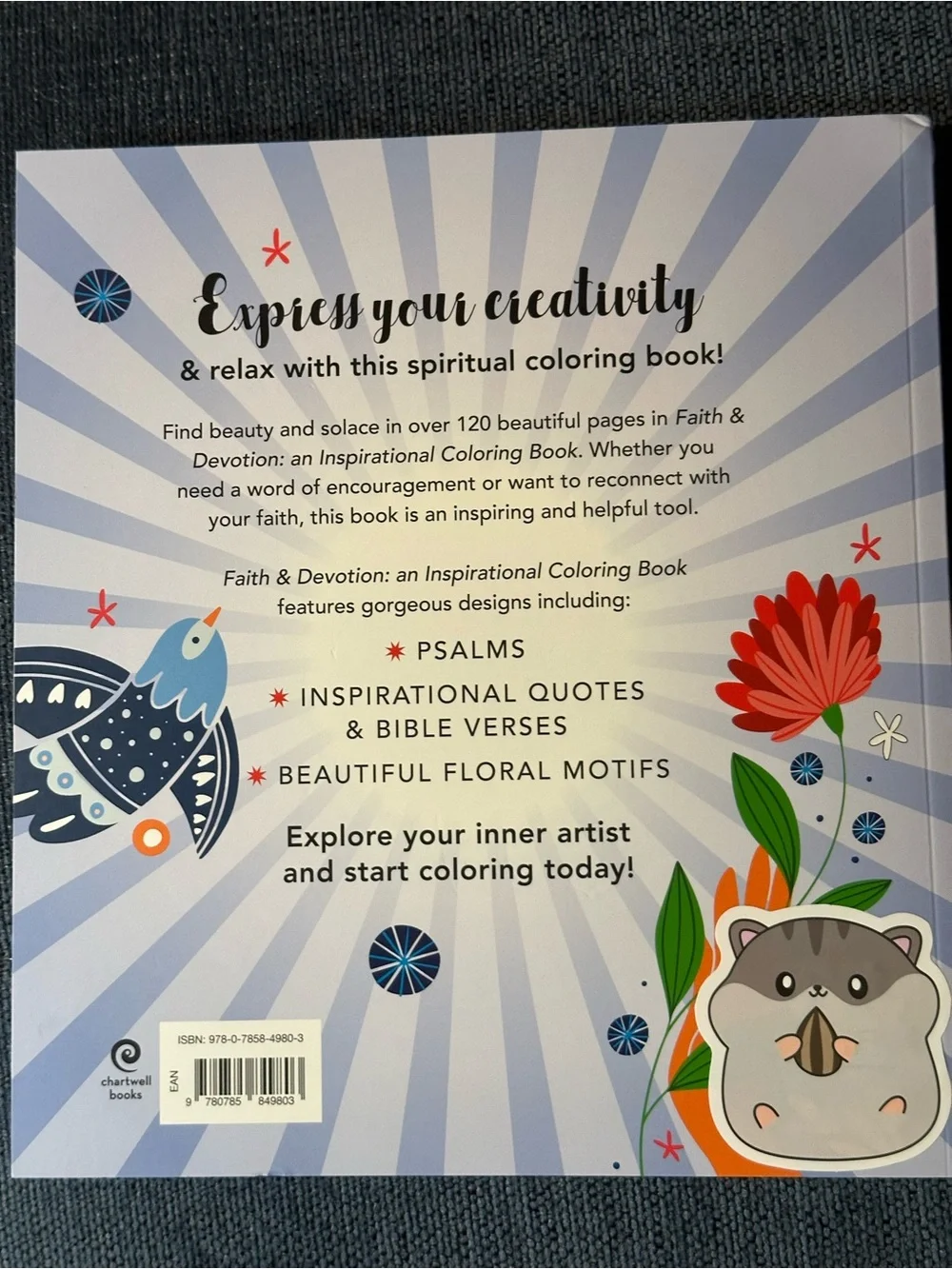 Faith & Devotion Inspirational Coloring Book & Bible Psalms Coloring Book